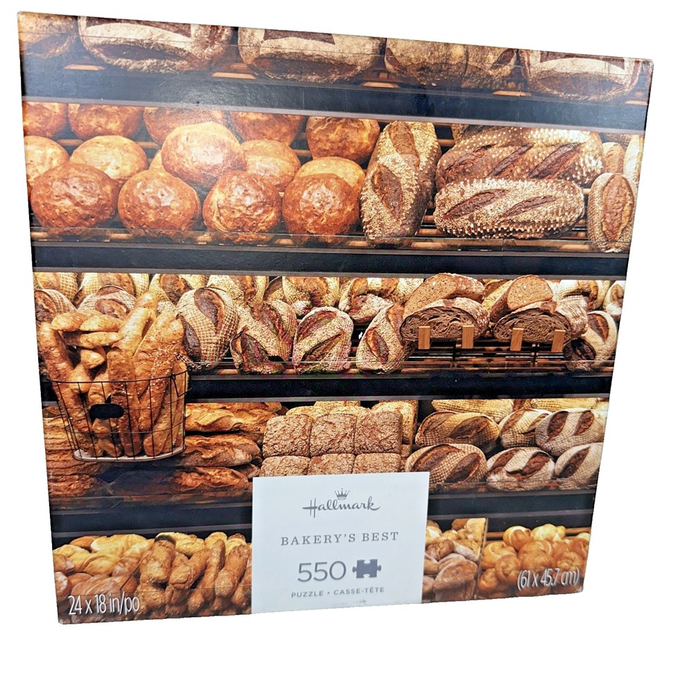 Bakery's Best HALLMARK 550 Pc Puzzle BREAD NEW - Sealed
